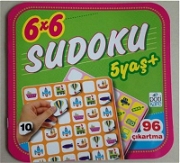 6 X 6 Sudoku - 10 (5+ Yaş) Bulmaca Kitapları