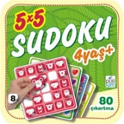 5 X 5 Sudoku - 8 (4+ Yaş) Bulmaca Kitapları
