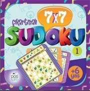 7x7 Çıkartmalı Sudoku - 1 (6+ Yaş) Bulmaca Kitapları