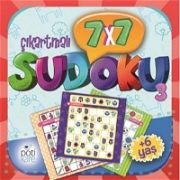 7x7 Çıkartmalı Sudoku - 3 (6+ Yaş) Bulmaca Kitapları