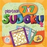 7x7 Çıkartmalı Sudoku - 4 (6+ Yaş) Bulmaca Kitapları