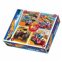 Hot Wheels 4 İn 1 Box Puzzle Set