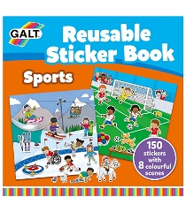 Galt Reusable Sports Sticker Book