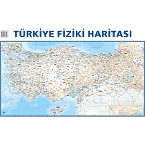 Türkiye Fiziki Haritası Ve Türkiye Mülki İdare Bölümleri Haritası - Çift Taraflı