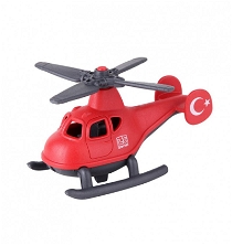 Minik Helikopter Tekli - Kırmızı