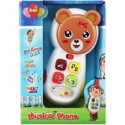 Müzikli Telefon Ayıcık Bebek Oyuncakları