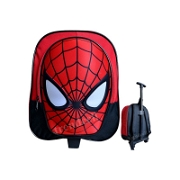 Spiderman Çekçekli Anaokulu Çantası Okul Çantaları, Matara ve Bavullar