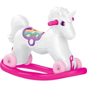 Dolu 2509 Unicorn Sallanan Tekerlekli At Bebek Oyuncakları