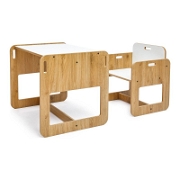 2-4 Yaş Montessori Oyun - Çalışma Aktivite Masası Ve Sandalyesi Mobilyalar