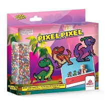 Pixel Pixel Boncuk Etkinlik Seti - Dinozorlar