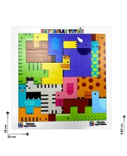 Ahşap Hayvanlar Bul Tak Tetris - 28x28 Cm Ahşap Oyuncaklar