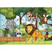 Hayvanlar Ve Duygular Puzzle - 48 Parça Puzzle ve Yapbozlar