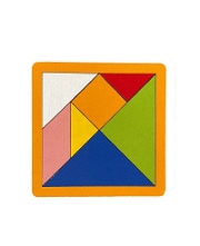 Ahşap Tangram 7 Parça - Mini Montessori Materyalleri