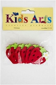 Kids Arts Çilek Yapışkanlı Keçe Fd175 Kırtasiye Hobi Ürünleri ve Sanat Malzemeleri