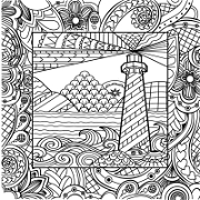 Tuval Mandala - Deniz Feneri Kırtasiye Hobi Ürünleri ve Sanat Malzemeleri