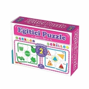 Eğlenceli Çark Puzzle - Renkler Şekiller Eğitici Kartlar