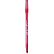 Bic Tükenmez Kalem Round Stic Kırmızı Yazı Araçları ve Kalemler