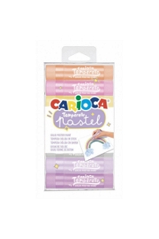 Carioca Temperello Stick Poster Boyama Kalemi 8 Pastel Renk Boyalar ve Resim Malzemeleri