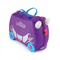 Trunki Prenses Arabası Penelope Binilen Sürülen Çocuk Bavulu