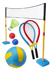 1 Set 3 Oyun - Badminton/Tenis/Voleybol (774X) Tenis/Badminton