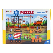 Eolo 80 Parça Puzzle - İnşaat Alanı Bebek Oyuncakları