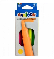 Carioca Fosforlu İşaretleme Kalemi - 4 Renk Yazı Araçları ve Kalemler