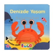 Sürgülü Kitap Denizde Yaşam Bebek Kitapları ve Eğitim Kartları