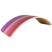 Waldorf Pastel Renk Eğimli Denge Tahtası Duyu Bütünleme Materyalleri
