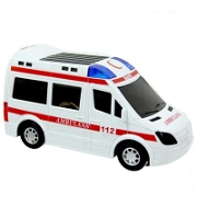 Sesli Işıklı Ambulans - 20 Cm Pilli Fonksiyonlu Oyuncaklar