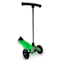 Yükseklik Ayarlı 3 Tekerli Scooter - Yeşil