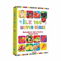 Bebeğimin Zeka Kartları - İlk 100 Meyve Sebze