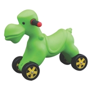 Tekerlekli Afacan Köpek - Rd 9072 Yeşil Bebek Oyuncakları