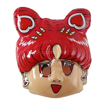 Kırmızı Saçlı Kız Model Maske