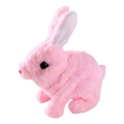Hareketli Sesli Sevimli Tavşan - Pembe Eğlenceli Oyuncaklar