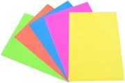 Fosforlu Elişi Kağıdı 5 Renk 10'lu Kağıt Ürünleri