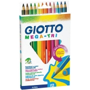 Gıotto Mega Trı 12 Renk Kuru Boya 220600tr Kırtasiye Ürünleri ve Okul Gereçleri