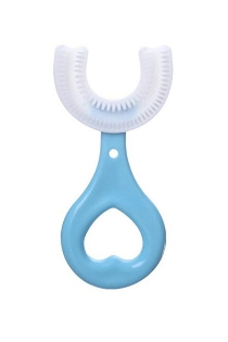 Çocuk Diş Fırçası - 360° U Şekil Mavi