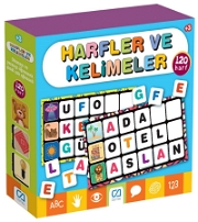 Harfler Ve Kelimeler - Eğitici Kutu Oyunu Eğitici Kartlar