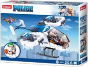 Sluban Police Zırhlı Uçak Yapım Seti Lego ve Yapı Oyuncakları