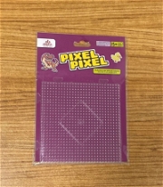Pixel Pixel Boncuk Dizme Tablası - Şeffaf Büyük Kare Ppp29-01 Eğlenceli Oyuncaklar