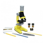 Işıklı Objektif Mikroskop - Sarı Bilim Setleri