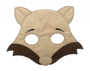 Tilki Figürlü Maske Çocuk Giyim ve Tekstil Ürünleri