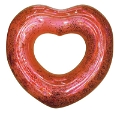 Bestway Simit Kalp Desenli 65 Cm - Kırmızı