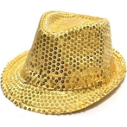 Payetli Çocuk Şapkası - Altın Renk 