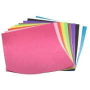 Karışık Renk 10'lu Yapışkanlı Eva - 50x70 Cm Kağıt Ürünleri