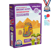 Arkerobox Antik Mısır Tutankhamun Eğtici Kazı Seti Science (Fen), Technology (Teknoloji), Engineering (Mühendislik) ve Mathematics (Matematik)
