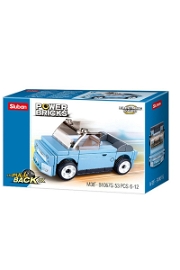 Sluban Power Bricks - Mavi Araba Lego ve Yapı Oyuncakları