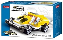 Sluban Power Bricks - Sarı Spor Araba