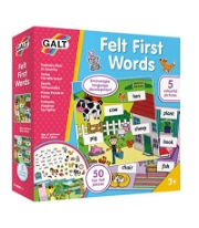 Felt First Words - Kelimelerim Yabancı Dil Kitap ve Eğitim Kartları