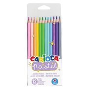 Carioca Pastel Renk 12'li Kuru Boya Kalemi Boyalar ve Resim Malzemeleri
